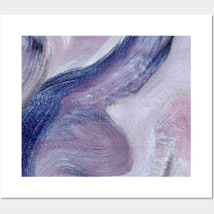 Blue Purple Violet Abstract Art Posters and Art